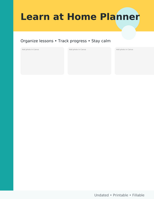 “Plan smarter. Homeschool happier.  Your all-in-one homeschool planner starts here!”